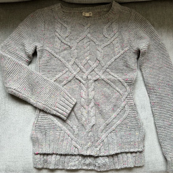Gray with Neon Tweed Sweater - Size XS - Picture 1 of 7